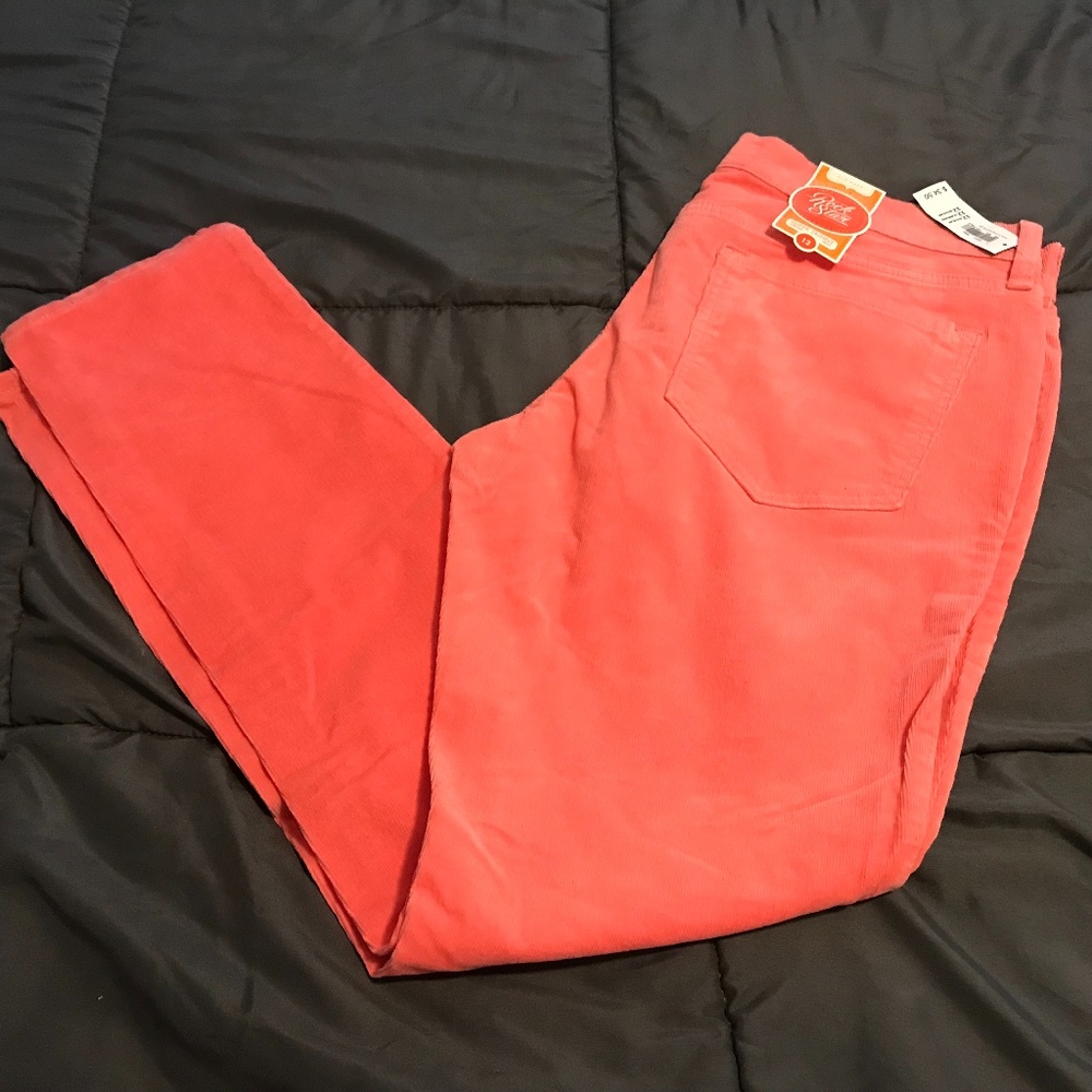 Women's Old Navy Rock Star Super Skinny Lower Rise Stretch size 12 color- Coral